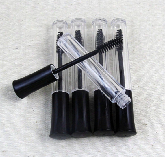 50pcs 5ml Eyelashesmascara Tube , Advanced Bottle For Makeup, Diy Container Clear Mascara Brush Eyelash Wand Bottle