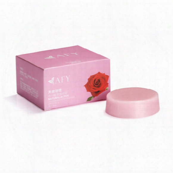 Afy Natural Flower Soap Body Whitening Ruddy Areola Crystal Soap Active Enzyme Soap Remove Odor Underarm Body Whitening Body Care 40pcs