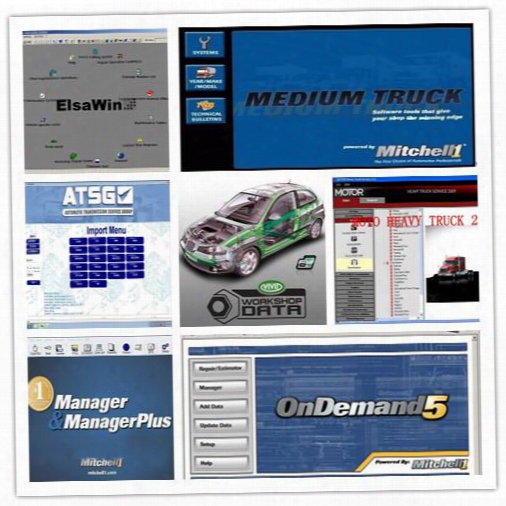 Best Quality Mitchell Auto Repair Software Mitchell On Demand + Motor Heavy Truck + Mitchell Manager Plus With 320 Gb New Hdd