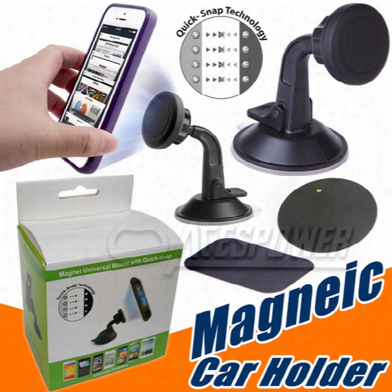 Car Mounts Phone Holder Air Vent Magnetic Universal Holders For Iphone7 Plus Iphone 6 Samsung Galaxy S8 S7 Edge Car Suction Cup