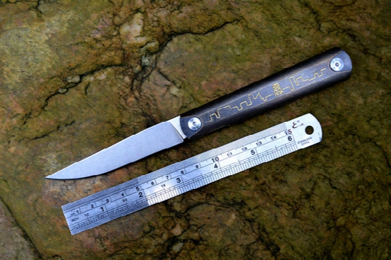 Ch189 Titanium Pocket Knife High Carbon Zdp-189 Blade Ball Bearing Washer Bronzed Titanium Handle Hunting Outdoors Camping Knife Edc Tool
