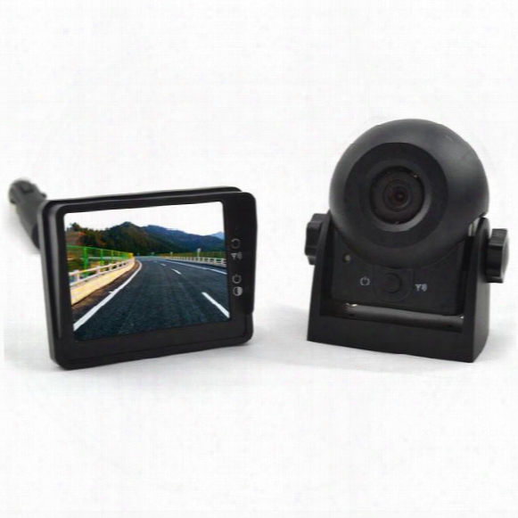 Digital Wireless Magnetic Battery Operated Portable Car Rear View Hitch Camera Kit For Caravan/trailer Free Shipping