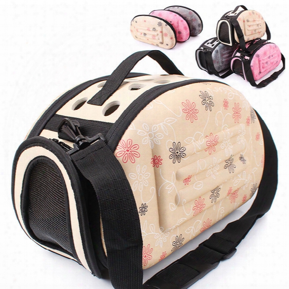 Dog Carrier Puppy Portable Travel Tote Pet Bag Eva Bags Shoulder Breathable Outdoor Backpack Folding Comfortable Zipper Pet House