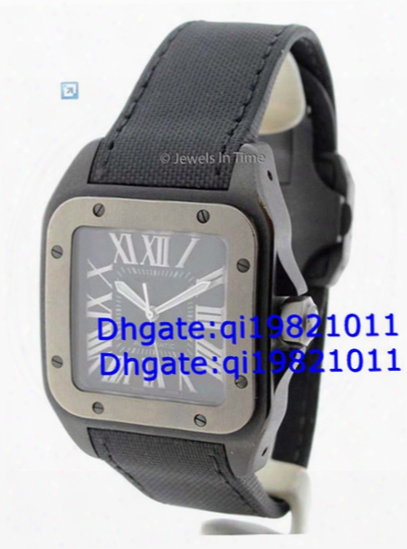Factory Direct Sales Of High Quality Low Price Mens Xl Black 100 Titanium &amp; Steel Automatic Watch