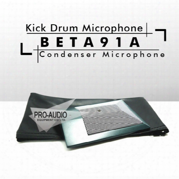 Free Shipping Hot Sale Beta Half-cardioid Condenser Microphone Beta91a Kick Drum Microphone, Condensor Wired Boundary Microphone