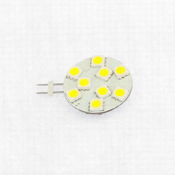Led G4 Spot Bulb Puck Light 9leds Smd 5050 3w Ac/dc10-30v Dimmable White 20l0m Ships Autobike