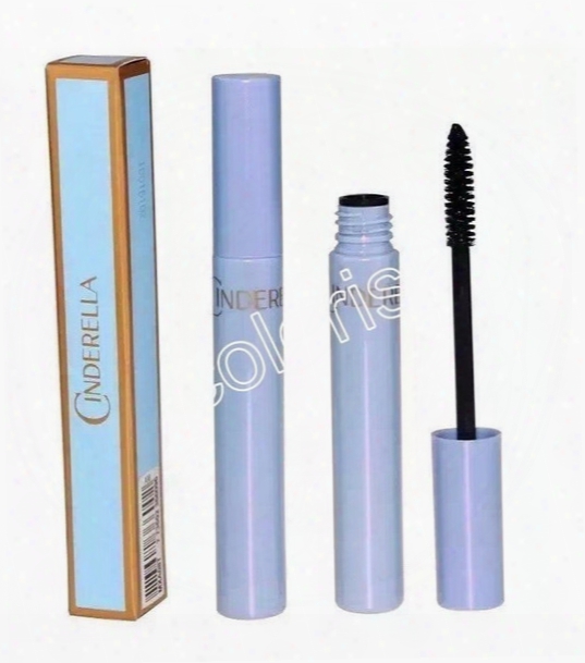 Makeup Waterproof Mascara Cinderella Mascara Upward Lash Black Mascara 10g ( 15 Pcs/lot)