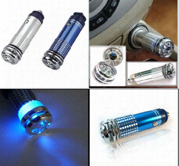 Mini Air Purifier Freshener New 12v Mini Auto Car Fresh Air Ionic Purifier Oxygen Bar Ozone Ionizer Cleaner