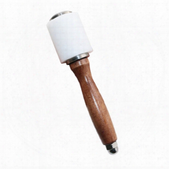 New Nylon Hammer Leather Craft Carving Hammer Sew Leather Cowhide Tool Kit With Wooden Handle Wa2088