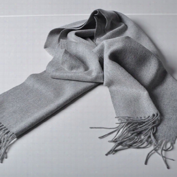 Pure Color 100% Virgin Wool Unisex Pashmina Cashmere Scarf Shawl 2017 New Acne Pashmina For Both Man And Woman