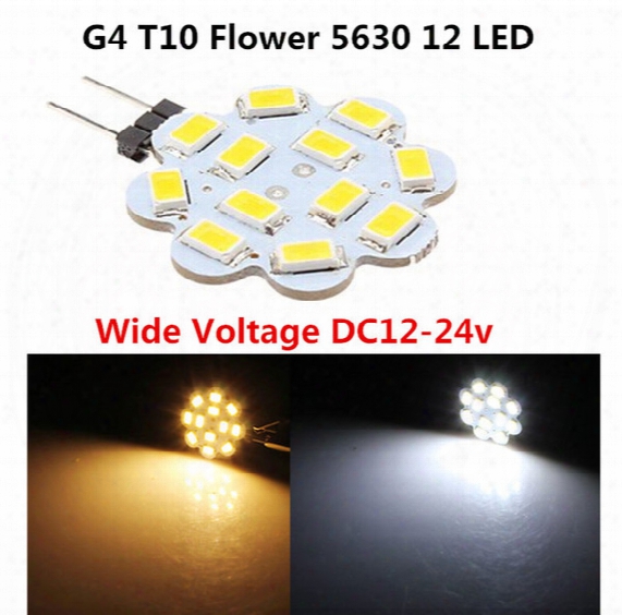 Rv Boat Marine Led G4 T10 921 194 W5w Wedge 12 5630 Smd Led Crystal Chandilier Lamp Light White