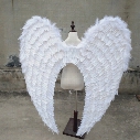 large size beautiful white angel wings Automobile Exhibition stage performance Displays Wedding shooting props pure handmade