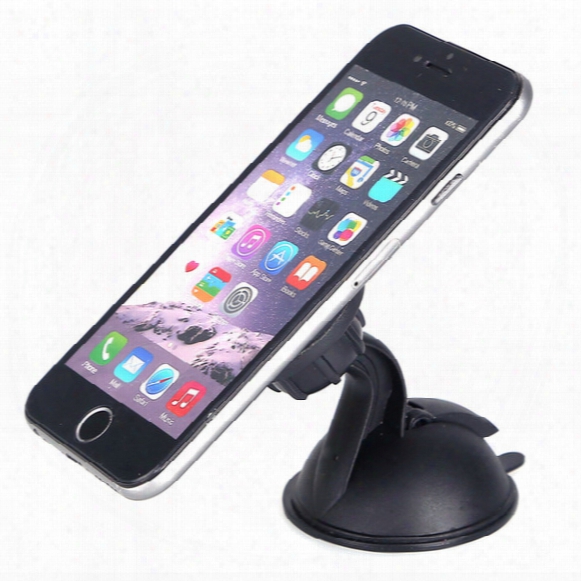 Universal Magnet Magnetic Car Dashboard Mount Phone Holder Windshield Suction Cup Rotatable Stand Holder For Iphone Samsung Cell Phone Gps