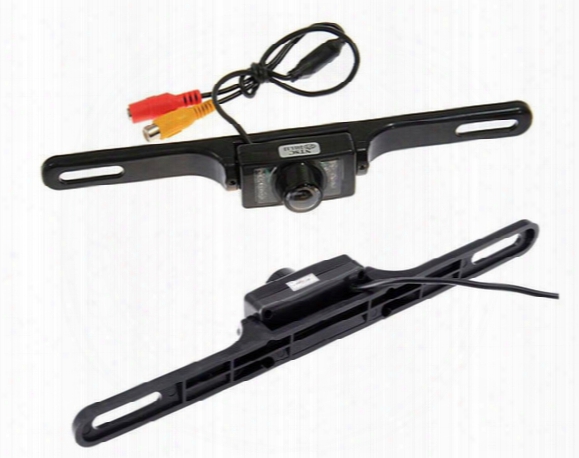 Waterproof Long License Plate Frame Color Cmos Car Rear View Camera For Reverse Parking Camera With 7 Led Ir Night Vison