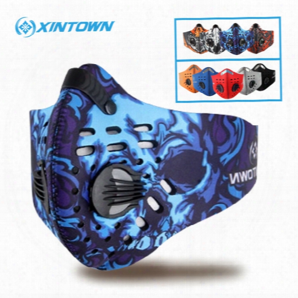 Wholesale-xintown Outdoor Riding Masks Equipped With Sports Running Masks Anti Haze Anti Haze Activated Carbon Mask