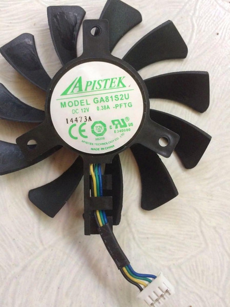 Zotac Dc 12v 0.38a Ga81s2u 4line Graphics Card Fan